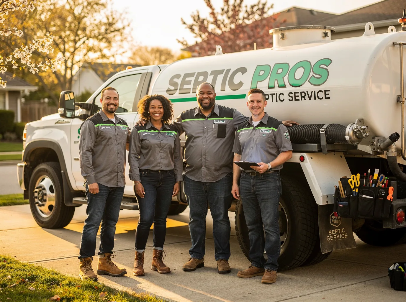 Septic Tank Pumping company in Sadler, TX